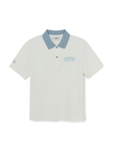 Basic Small Letter Comfortable Fit Polo T-Shirts