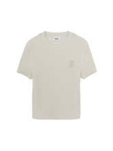 Women's Basic Street Ribbed Short Sleeve Knit Pullover