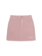 Women's Varsity Lettering Denim Skirt