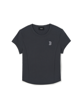 Women's Slim Crop Cap Sleeve T-shirt