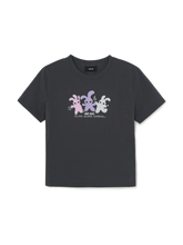 Women's Small Bunny Graphic Slim Semi Crop T-Shirts