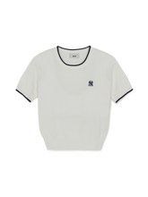 Women's Varsity Cool Touch Short Sleeve Knit Pullover