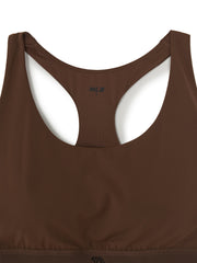 Women's Basic Band Logo Point Crop Top