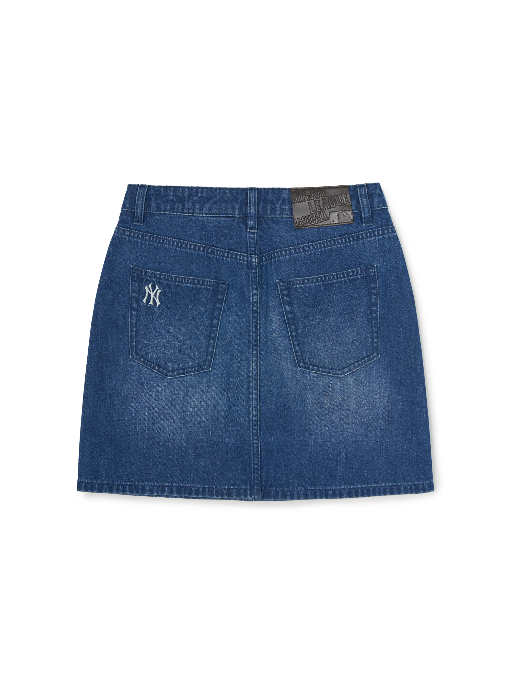 Women's Varsity Lettering Denim Skirt